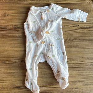 Carters footie onesie.